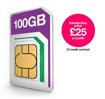 120GB of data just £12 a month