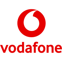 Who uses Vodafone's network?