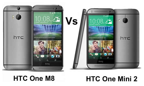HTC One M8 vs HTC One Mini 2