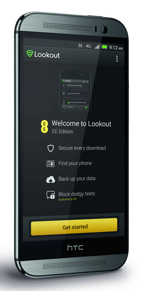 EE brings security to your smartphone with Lookout