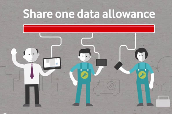 Red+ for Business makes it easy for small businesses on Vodafone to share data