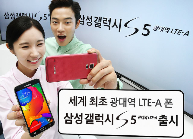 Samsung Galaxy S5 Goes 4G-LTE Advanced 