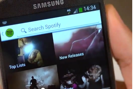 Spotify on Vodafone 4G