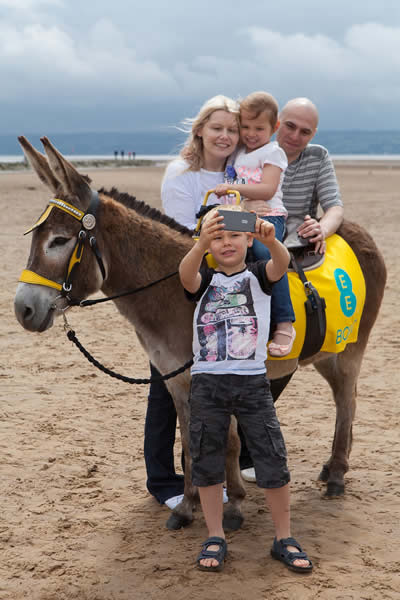 EE unleashes superfast donkeys in West Kirby