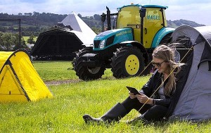 4G Hotsot on a tractor