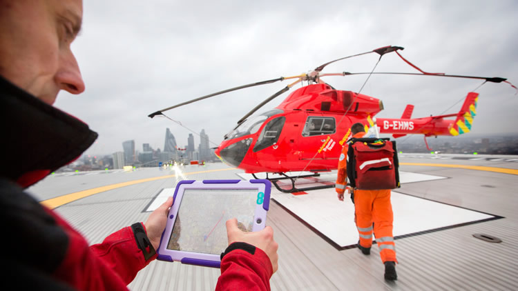EE is helping London’s Air Ambulance service to save lives