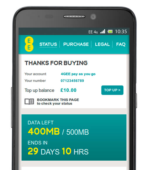 change from contract to pay as you go ee